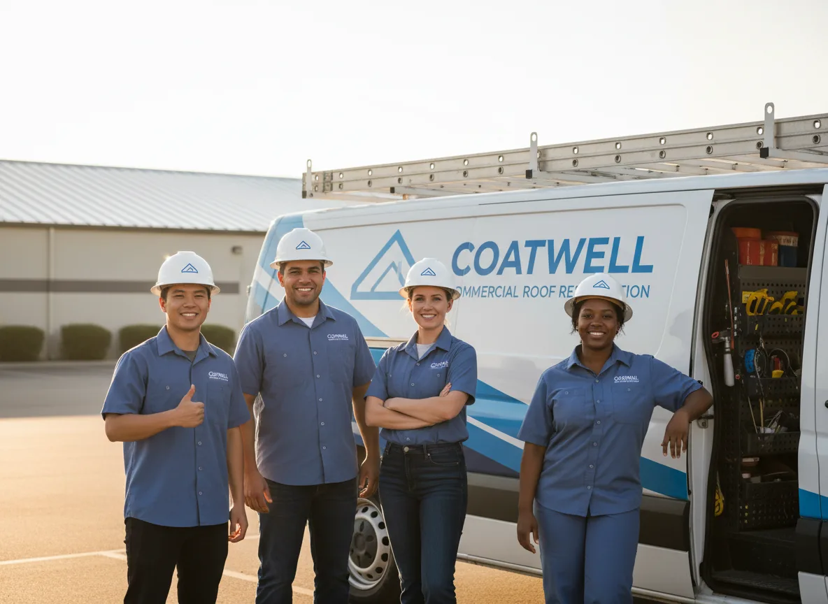 Commercial roof coating company in Inglis, FL